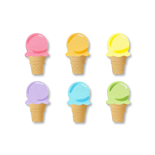 Roeda Rainbow Ice Cream Cone Magnets