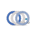Spiral Hair Coils | Large | Go Big Blue! Hair Ties