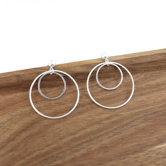 Pretty Persuasion Double Hoop Earring