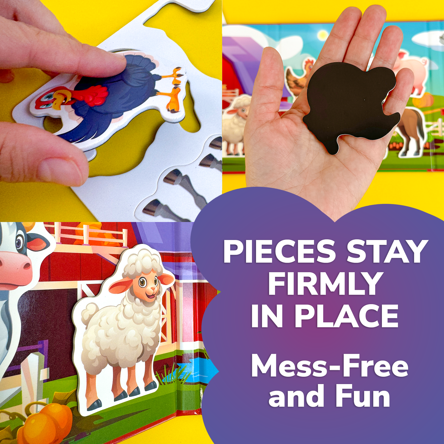 Quokka Travel Magnetic Book Farm Animals