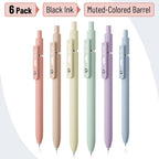 Mr. Pen | Retractable Gel Pens | 6 Pack