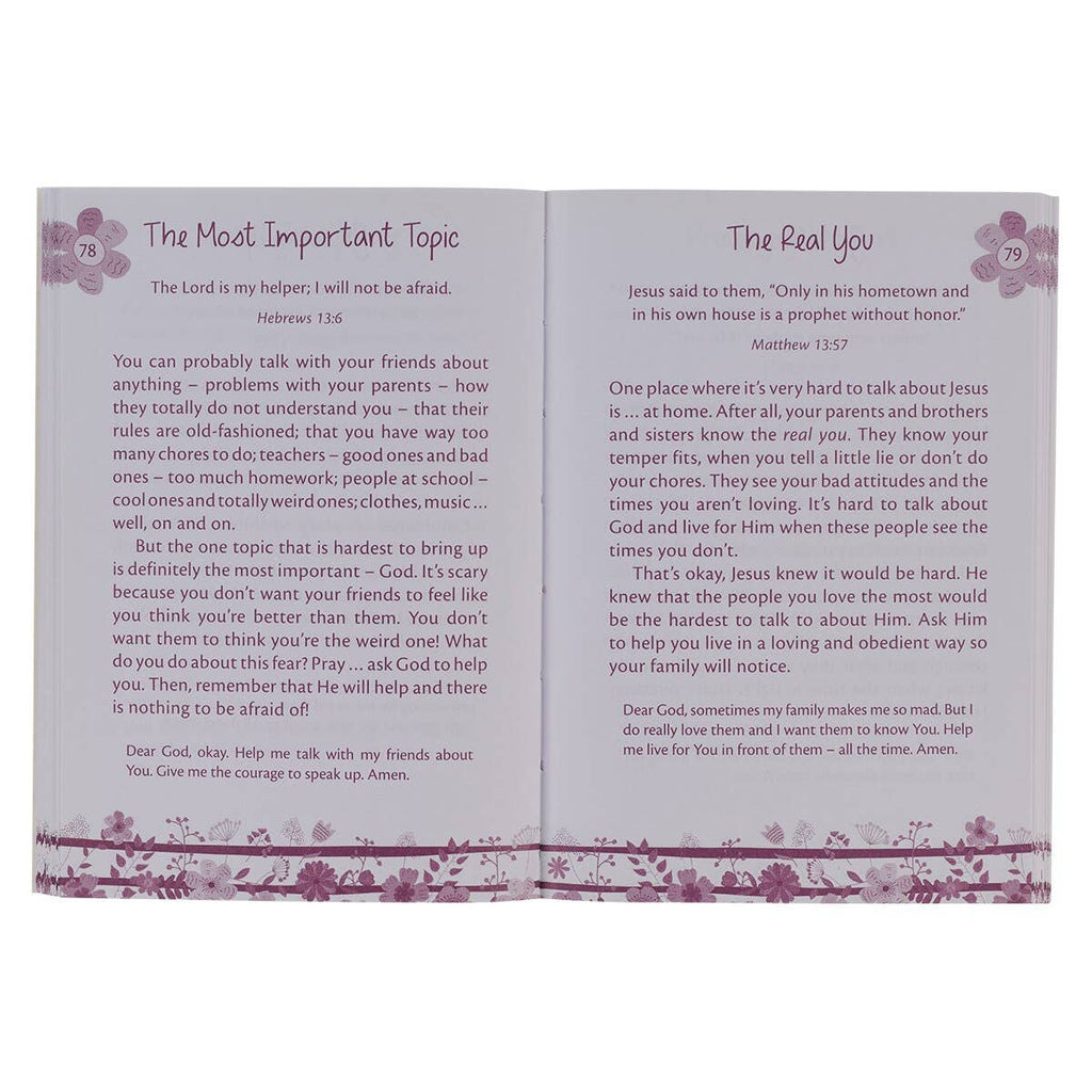 Christian Art Gifts | Mini Devotions for Girls, Softcover
