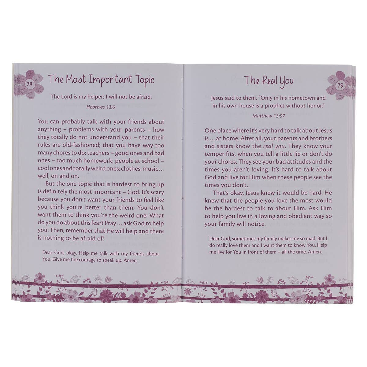 Christian Art Gifts | Mini Devotions for Girls, Softcover