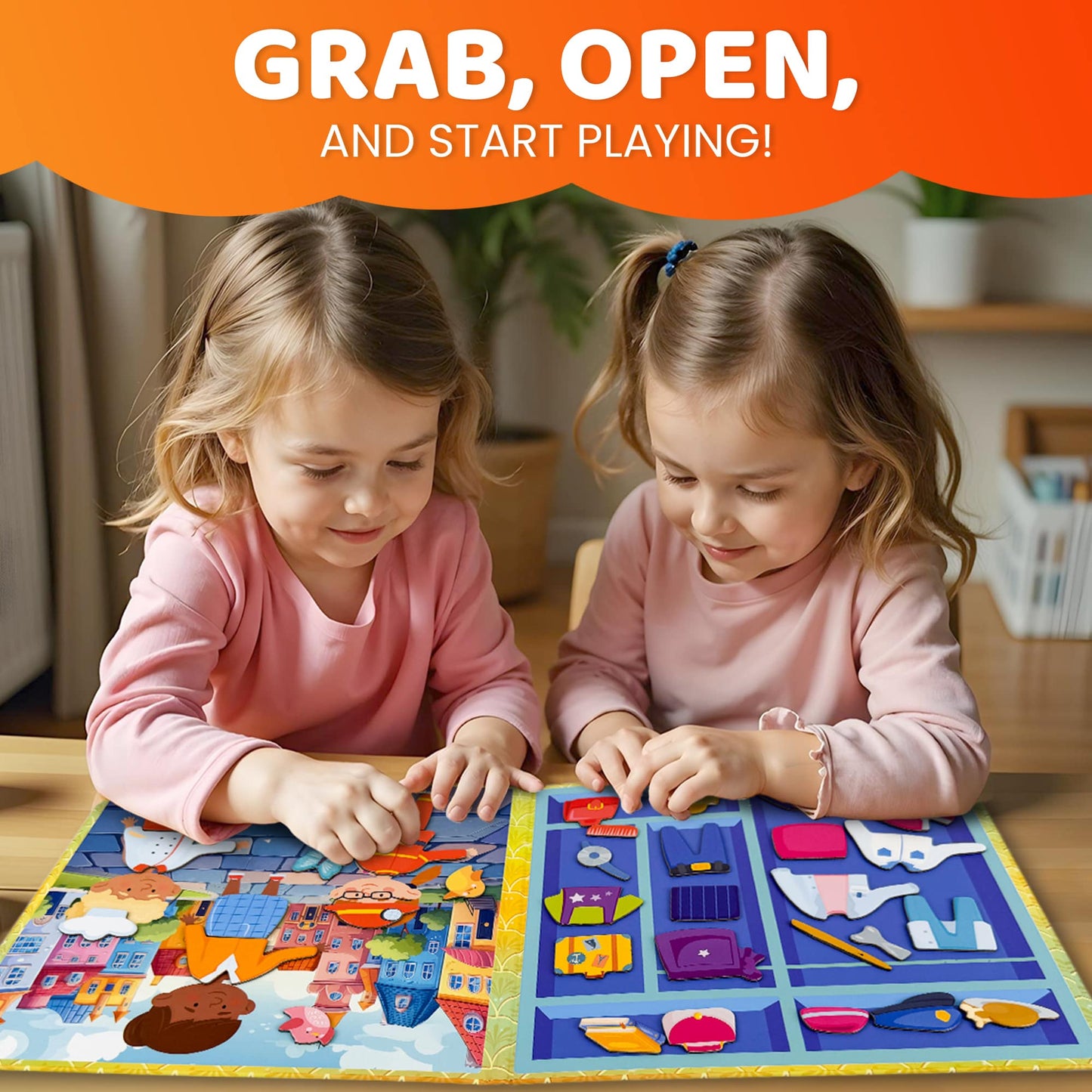 Quokka Magnetic Dress-Up Dolls for Kids| Profession