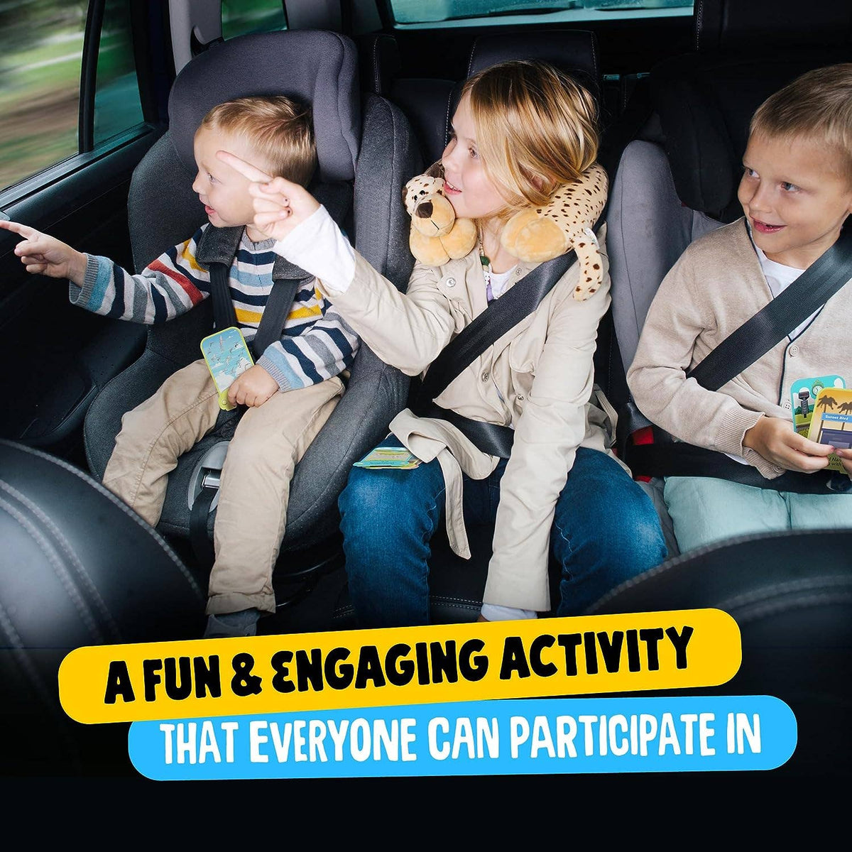 Dan & Darci | Road Rally Travel Scavenger Hunt Card Game for Kids