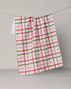 Geometry | Tea Towel | Festive Plaid