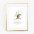 Emily Lex | Print | Fern Psalm 139:13-14