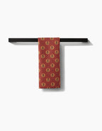 Geometry | Tea Towel | Artisanal Floral Orange