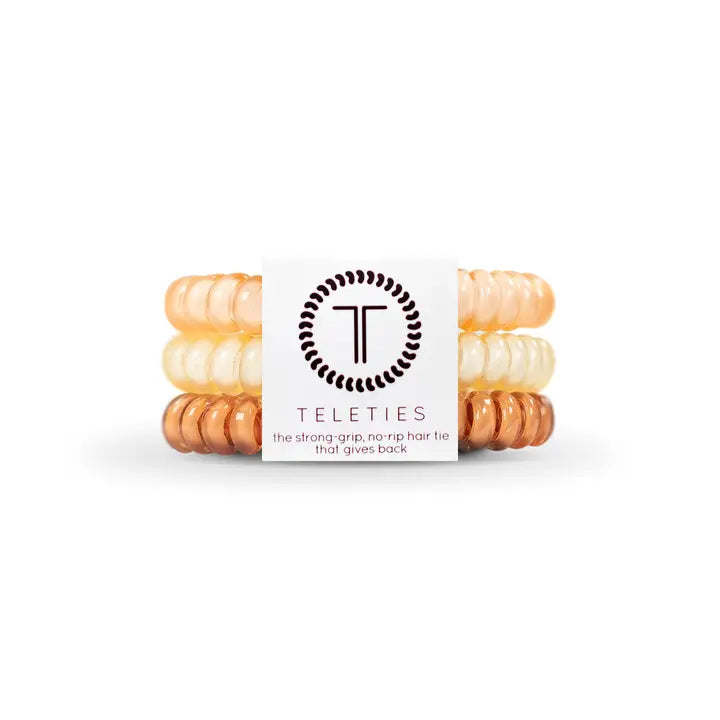 Teleties | Spiral Hair Coils | Small | For the Love of Nudes
