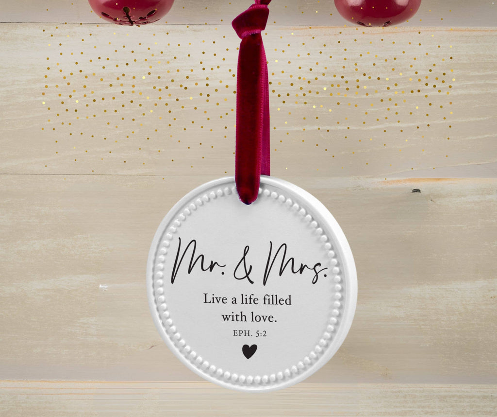 Dicksons Mr. and Mrs. Christmas Ornament