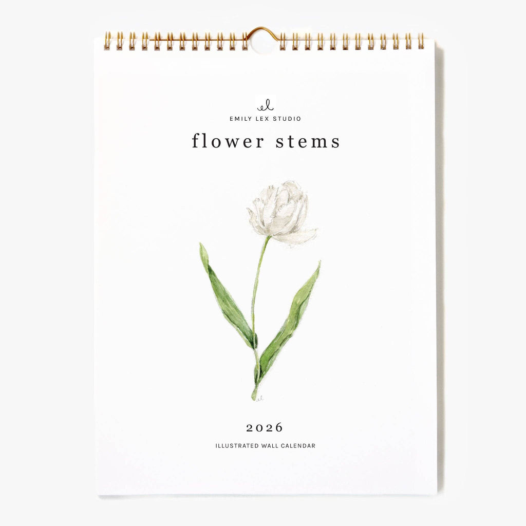 Emily Lex | 2026 Flower Stems Calendar