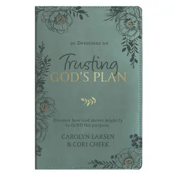 Christian Art Gifts | Devotional | Trusting God's Plan Faux Leather