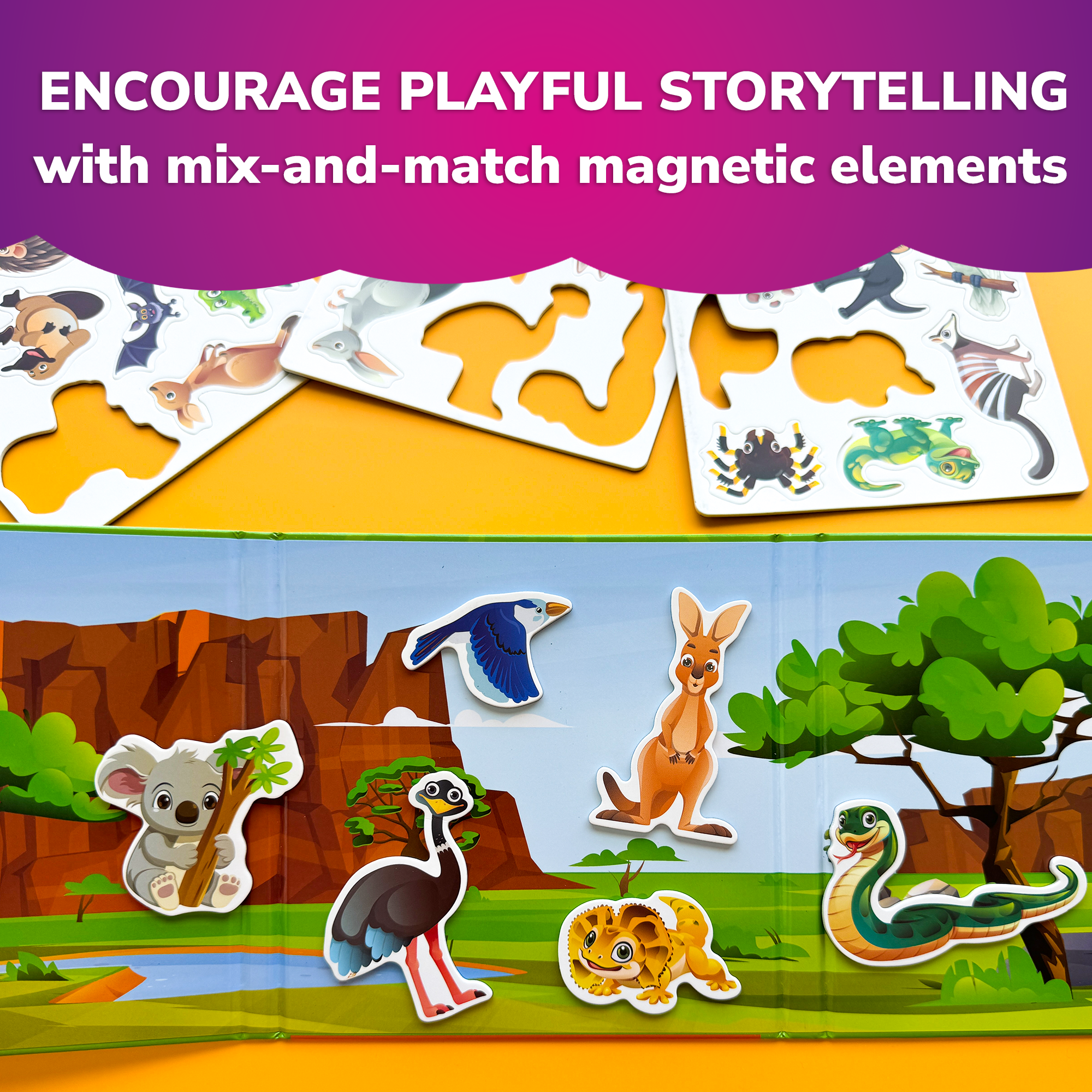Quokka Travel Magnetic Book | Australian Animals