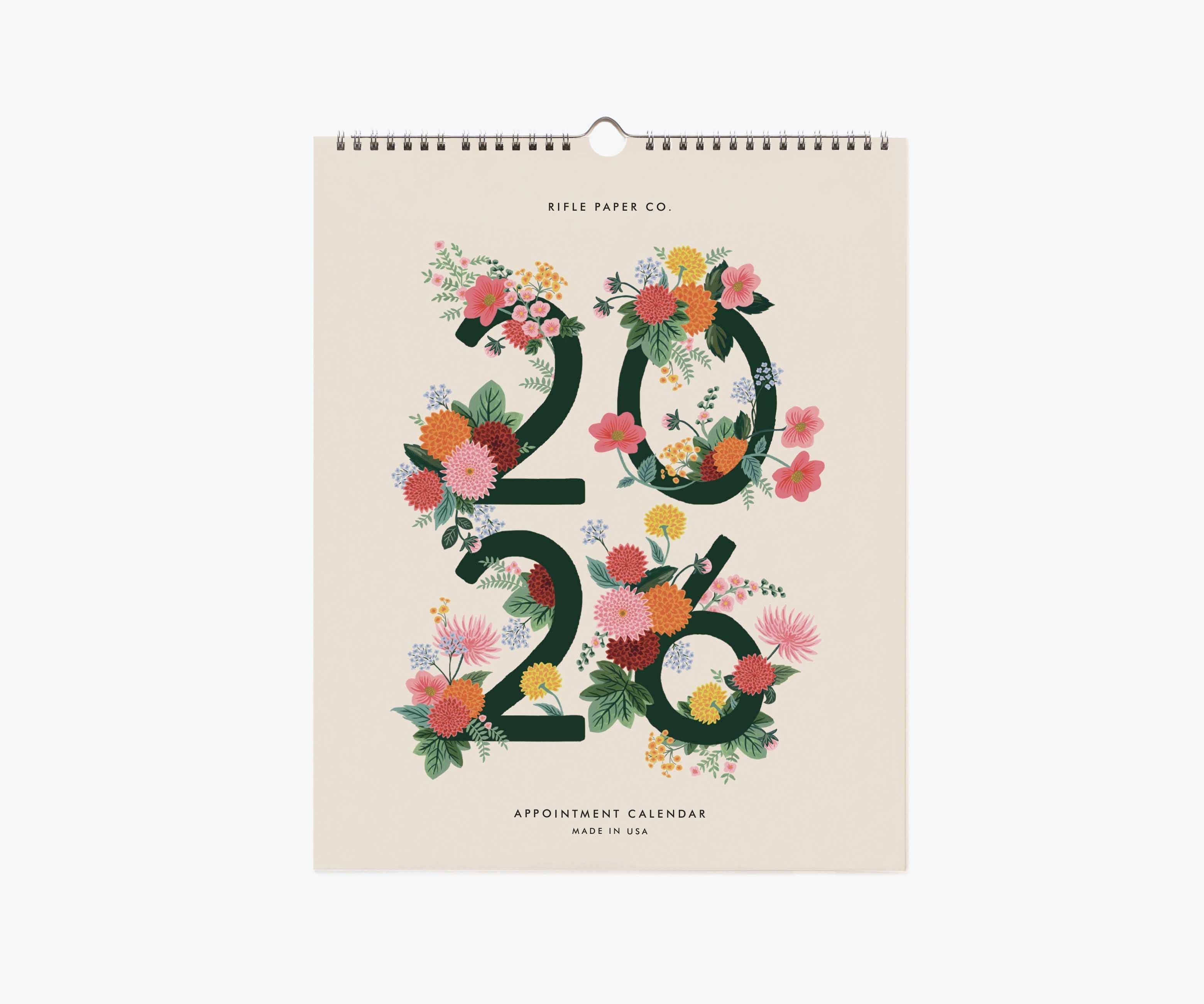 Rifle Paper Co. 2026 Dahlia Appointment Calendar