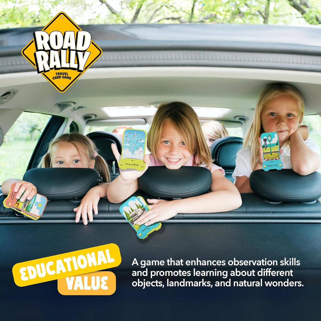 Dan & Darci | Road Rally Travel Scavenger Hunt Card Game for Kids