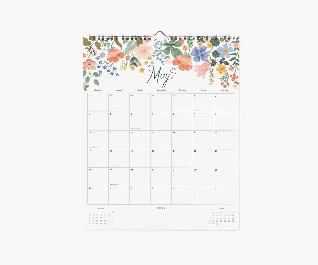 Rifle Paper Co. 2026 Dahlia Appointment Calendar
