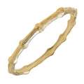 Susan Shaw | Bracelet | Gold Bamboo Bangle