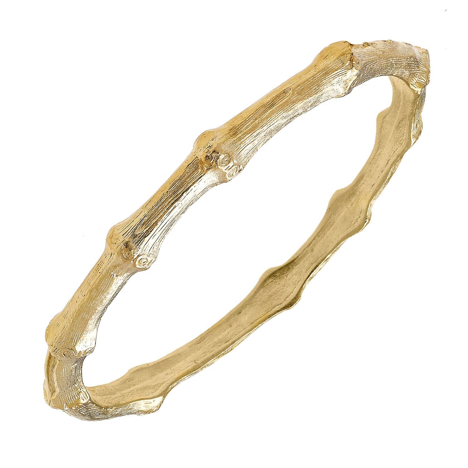 Susan Shaw | Bracelet | Gold Bamboo Bangle