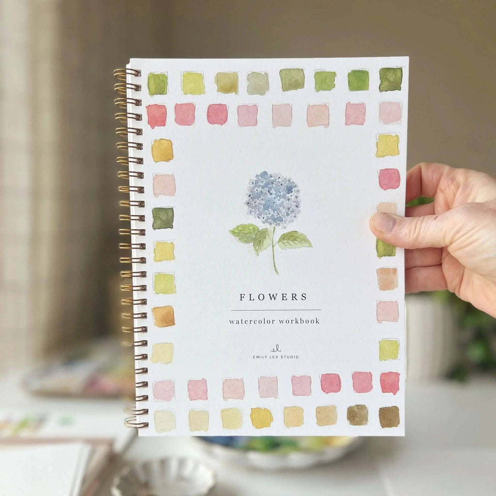 Emily Lex | Watercolor Workbook | Flowers