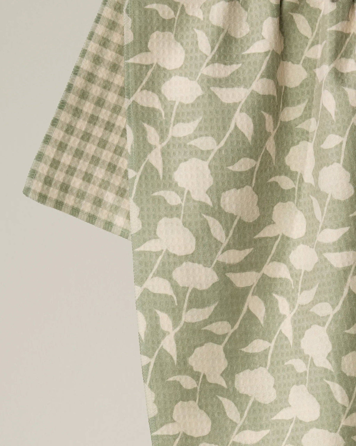 Geometry | Luxe Tea Towel | Sage Blossom