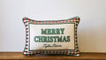 Little Birdie Home | Merry Christmas Paducah Triple Gingham Pillow