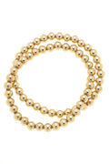 Canvas Style | Bracelet | Cypress Ball Bead Stretch Bracelets (Set of 2)