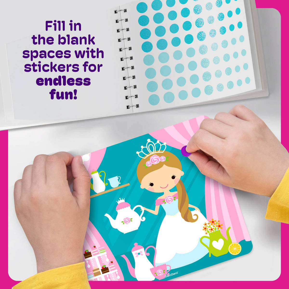 Dan & Darci | Dot Sticker Art Book for Kids
