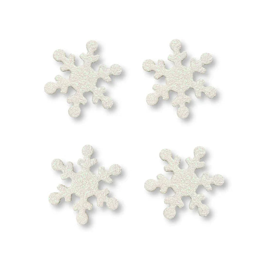 Roeda Snowflake Glitter Magnets