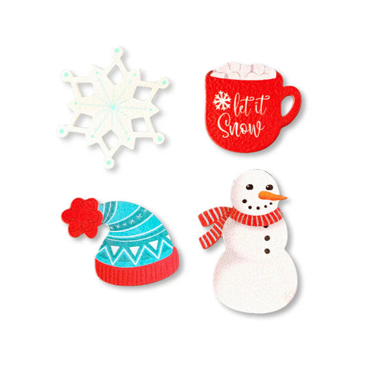 Roeda Let it Snow Winter Magnets