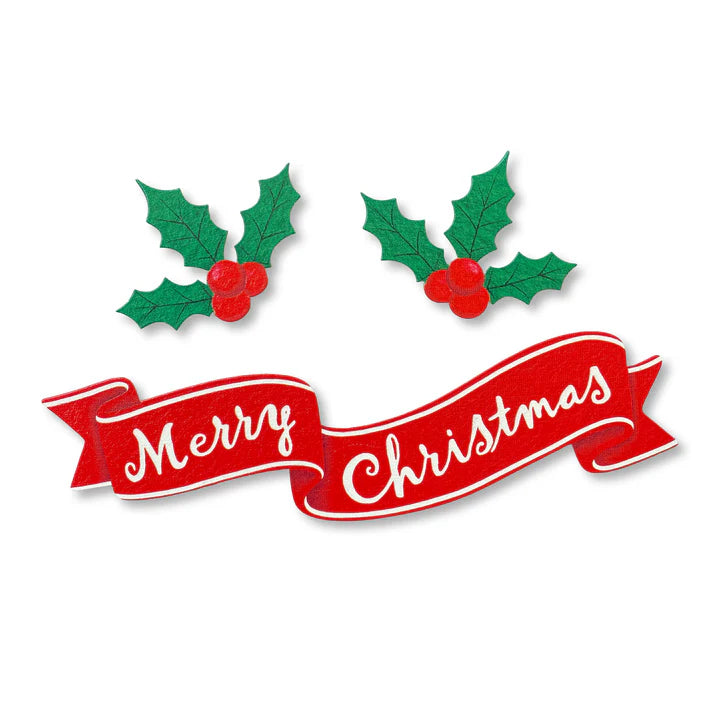 Roeda Studios | Banner Magnet | Merry Christmas