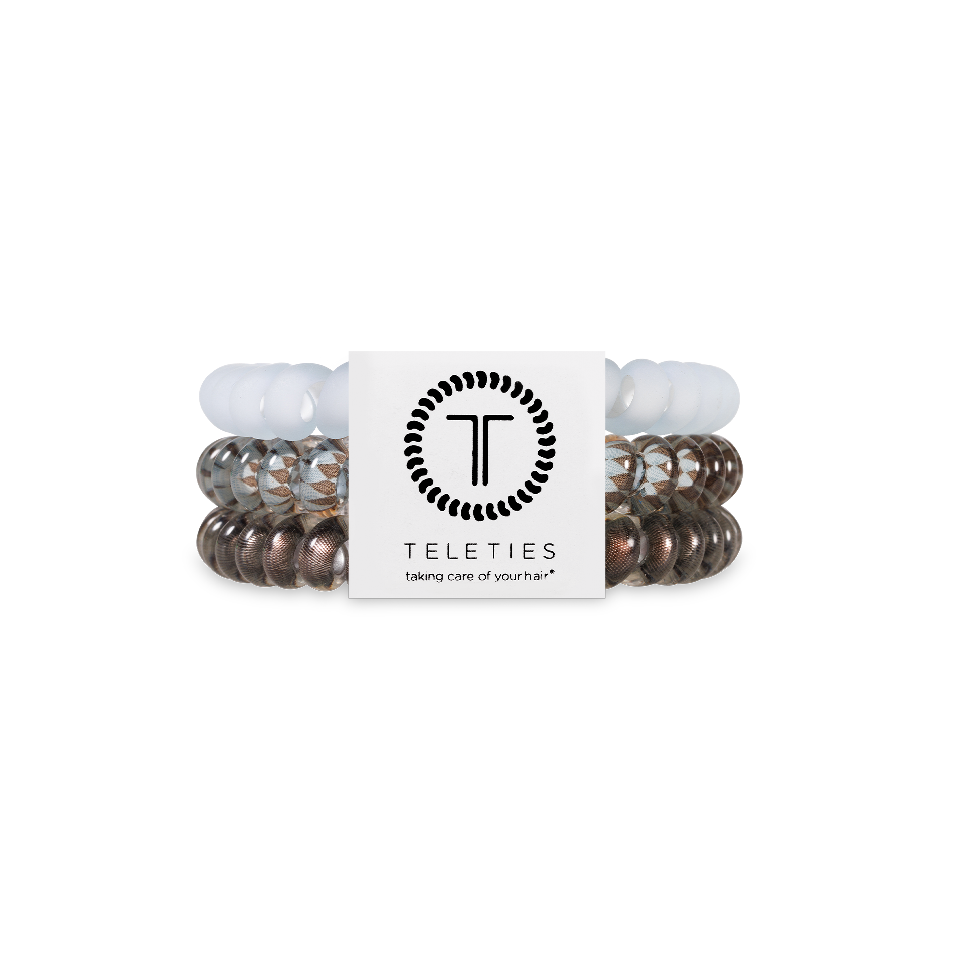 Teleties | Spiral Hair Coils | Small | Truly Taupe