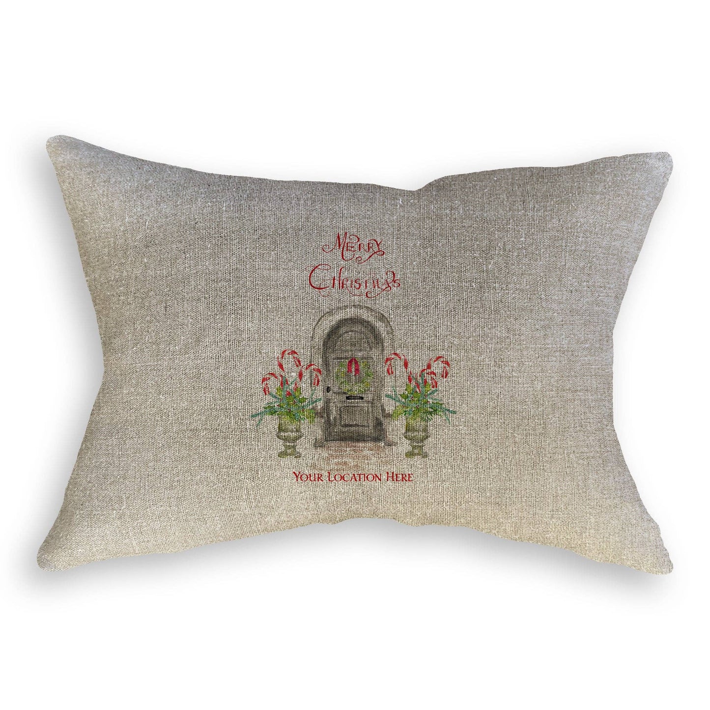 French Graffiti Merry Christmas Paducah Tea Towel