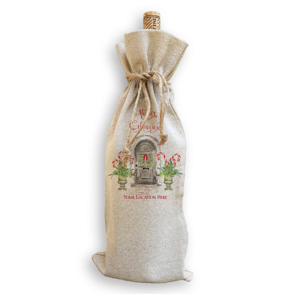 French Graffiti Merry Christmas Paducah Tea Towel