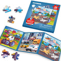 Quokka Magnetic Puzzles 3x36 Pcs Puzzles for Kids | Transport
