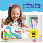 Dan & Darci Mess-Free Paint with Water Coloring Book For Kids, Toddlers