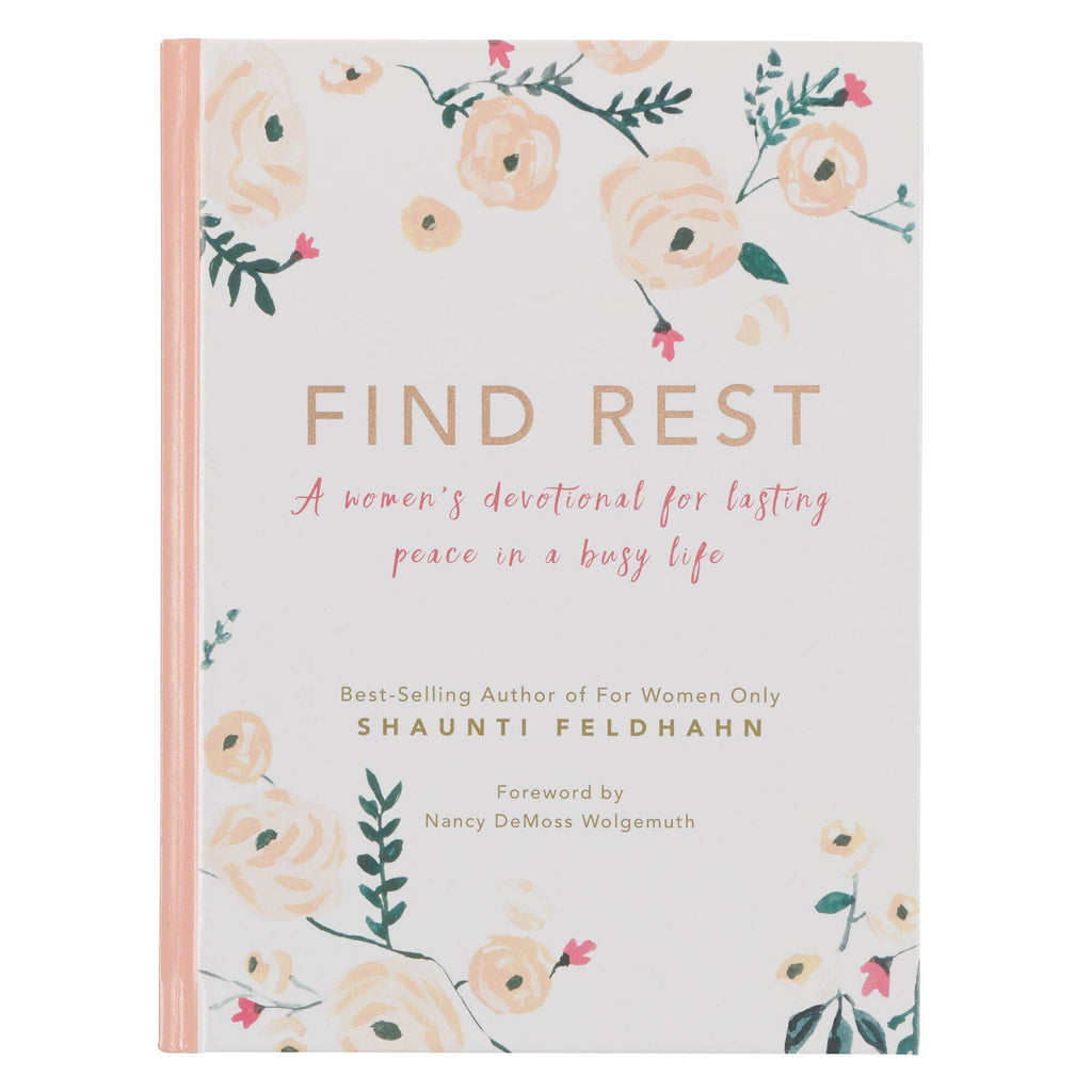 Christian Art Gifts | Find Rest Devotional, Hardcover