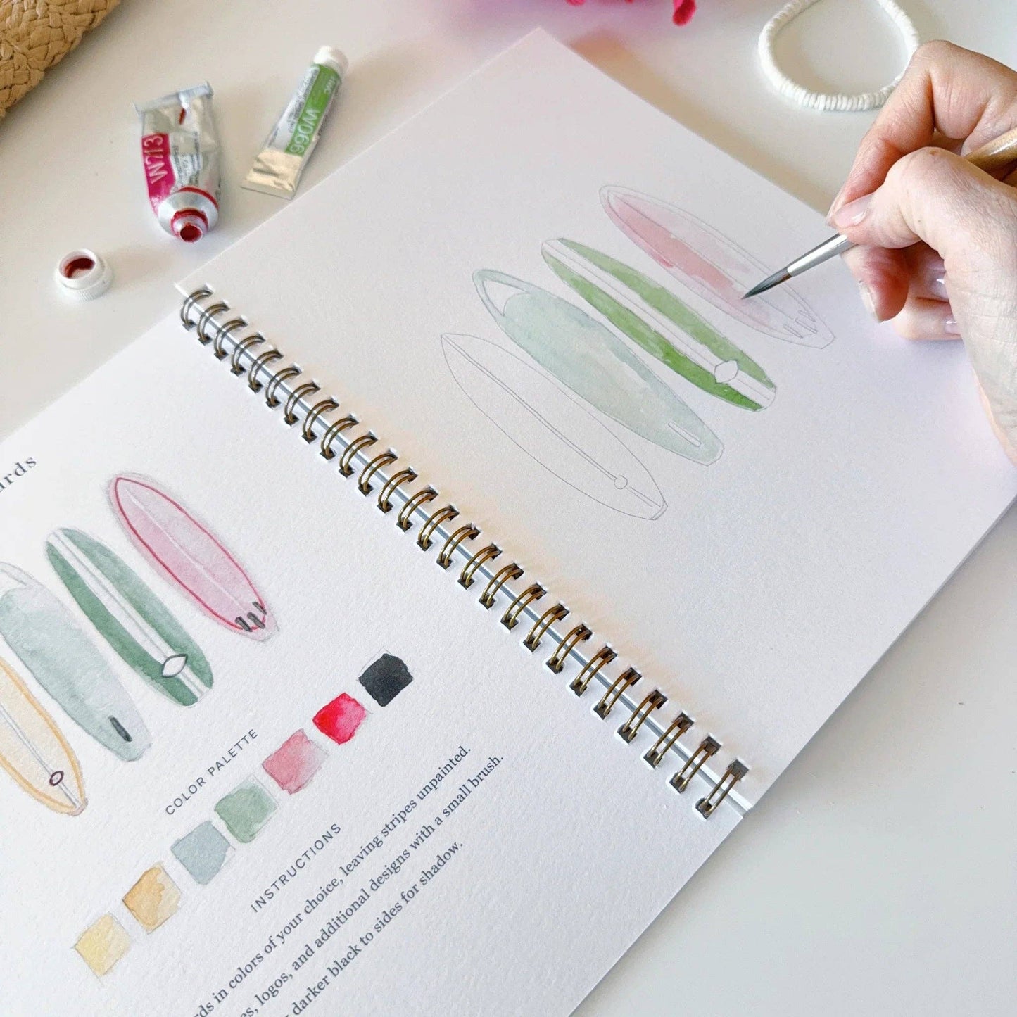 Emily Lex | Watercolor Workbook | Tropical