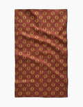 Geometry | Tea Towel | Artisanal Floral Orange