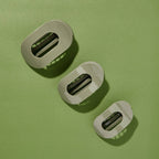 Teleties | Flat Round Hair Clip | Medium | Sage it Ain't So