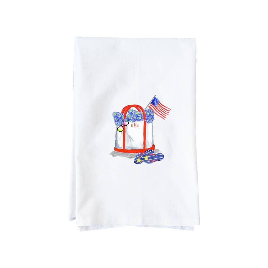 Knollwood Lane | Kitchen Towel | Patriotic Tote