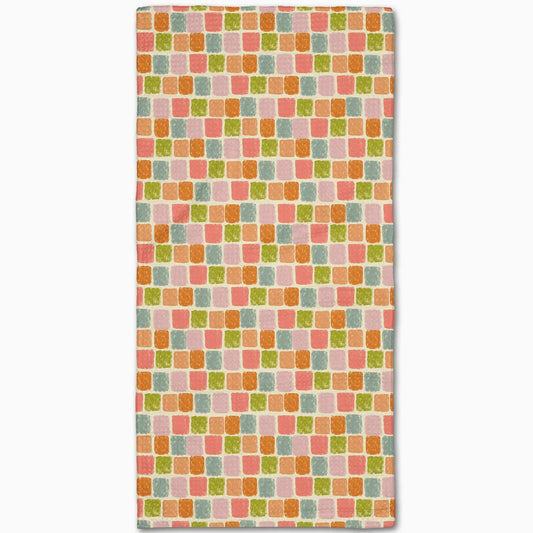 Geometry Beachy Tile Bar Towel