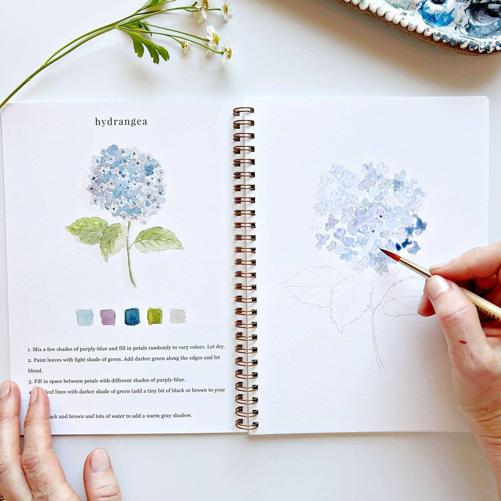 Emily Lex | Watercolor Workbook | Flowers