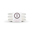 Teleties | Spiral Hair Coils | Small | Crystal Clear
