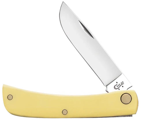 Case Knives Yellow Synthetic CS Sod Buster® Jr 00032