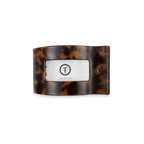 Flat Rectangle Hair Clip | Small | Tortoise