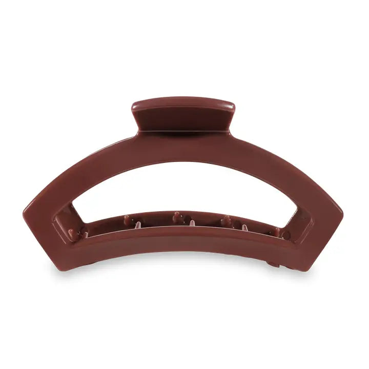 Teleties | Open Hair Clip | Large | Nutmeg