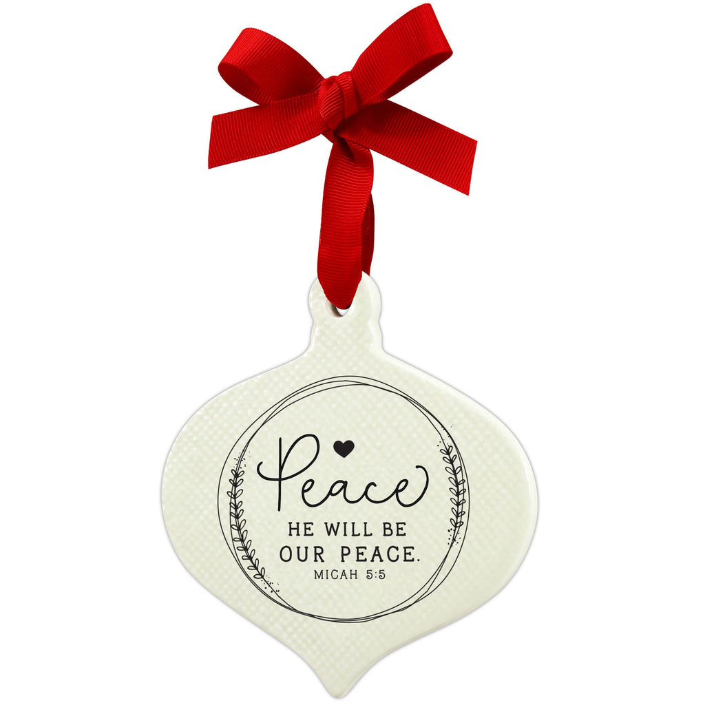 Dicksons🎄LCP He Will Be Our Peace Ornament
