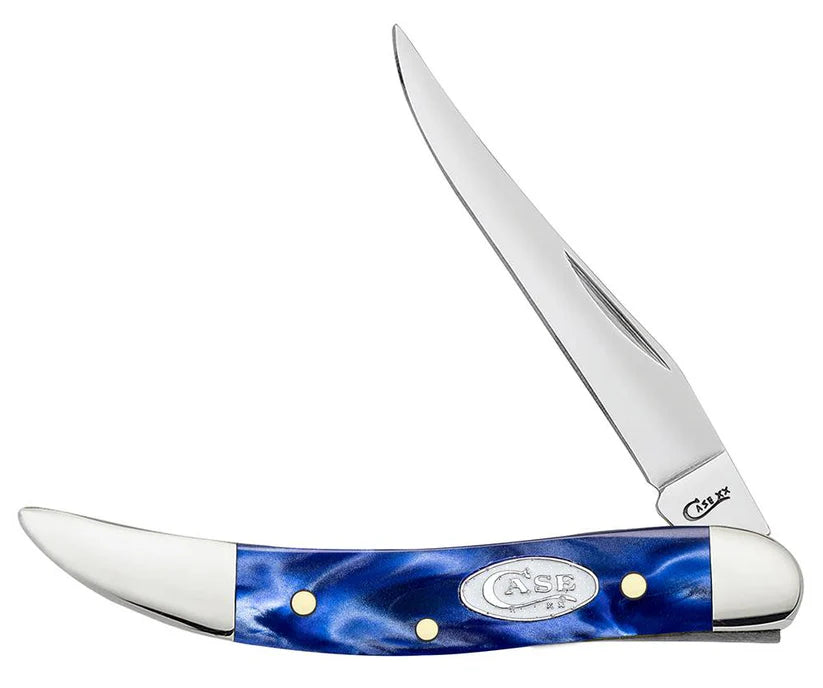 Case Knife | Blue Pearl Kirinite | Small Texas Toothpick | 23437