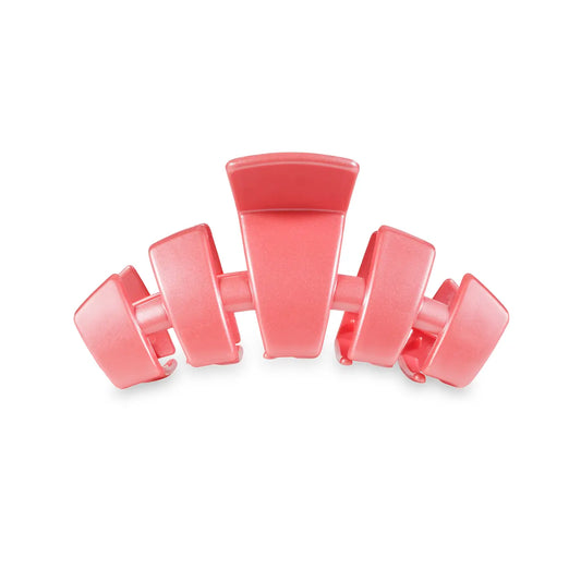 Teleties Classic Hair Clip | Medium | Calming Coral