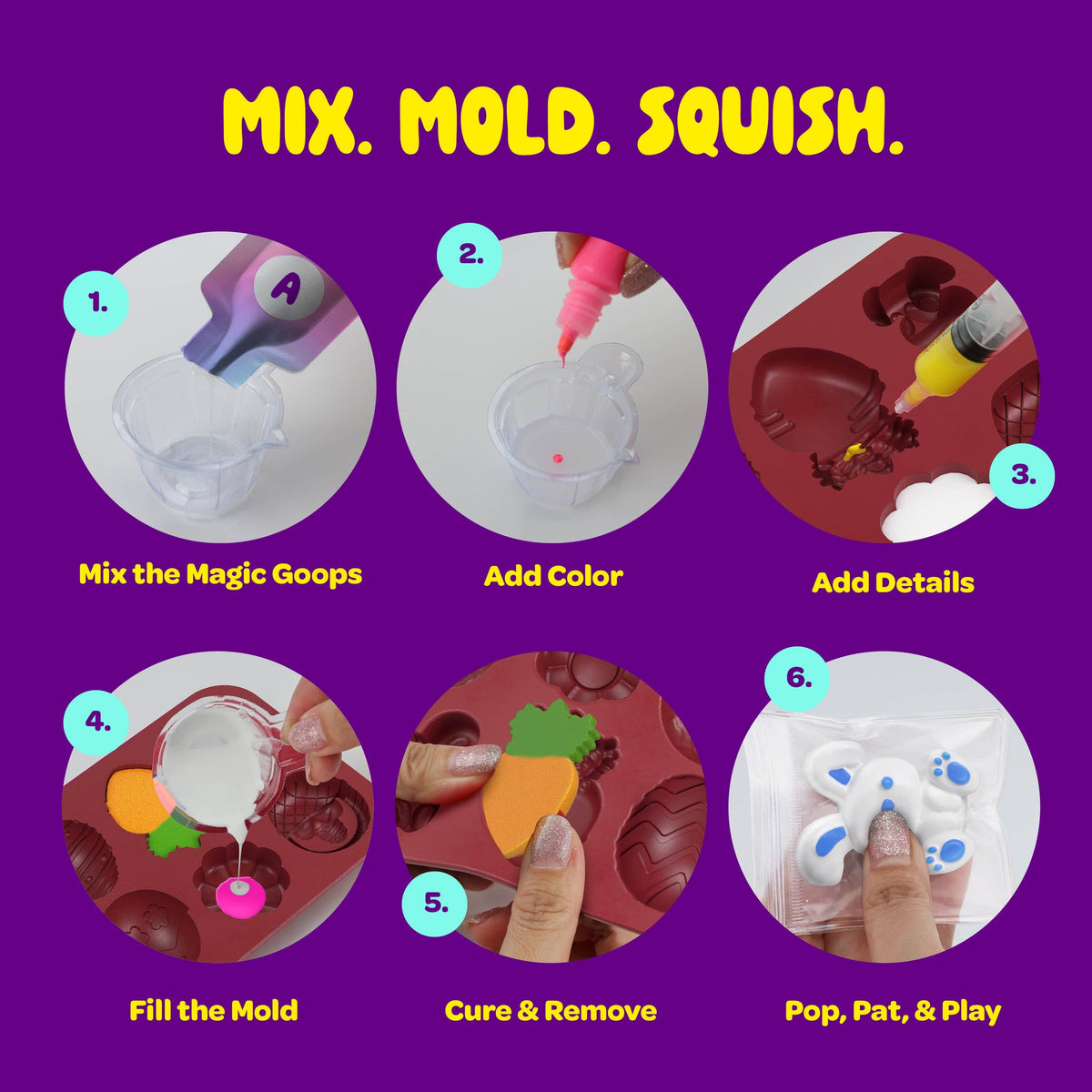 Dan&Darci Easter Taba Squishy Making Kit - Gifts for Kids